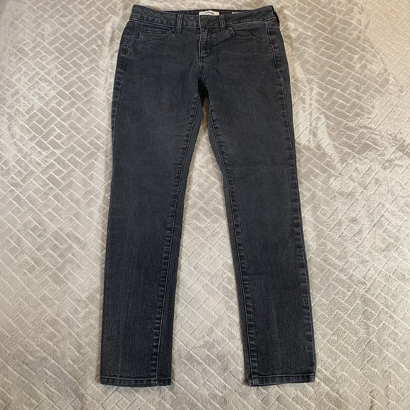 Sonoma Denim - Sonoma Womens 8 Denim Jeans Faded Black Classic Skinny Low Rise Stretch
